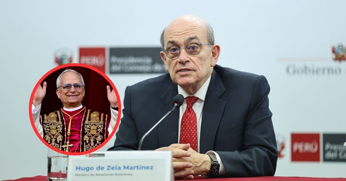 Canciller asegura que no ha conversado con José Balcázar sobre la audiencia que el papa León XIV concedió