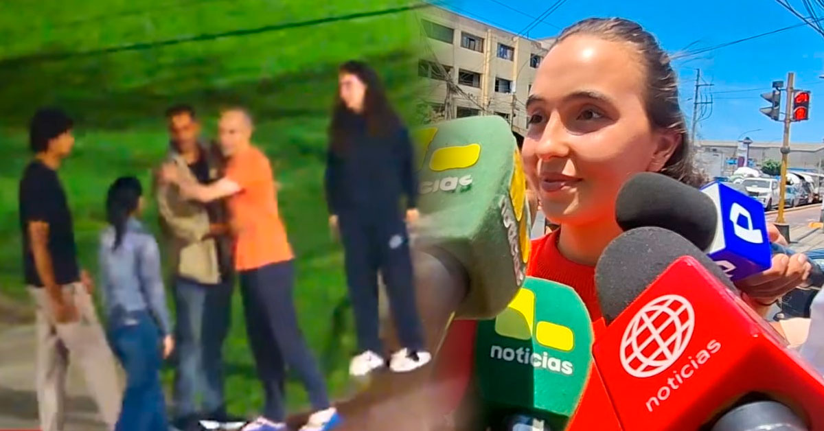 Francesca Montenegro, novia de Adri�n Villar, brinda declaraciones por la muerte de Lizeth Marzano.