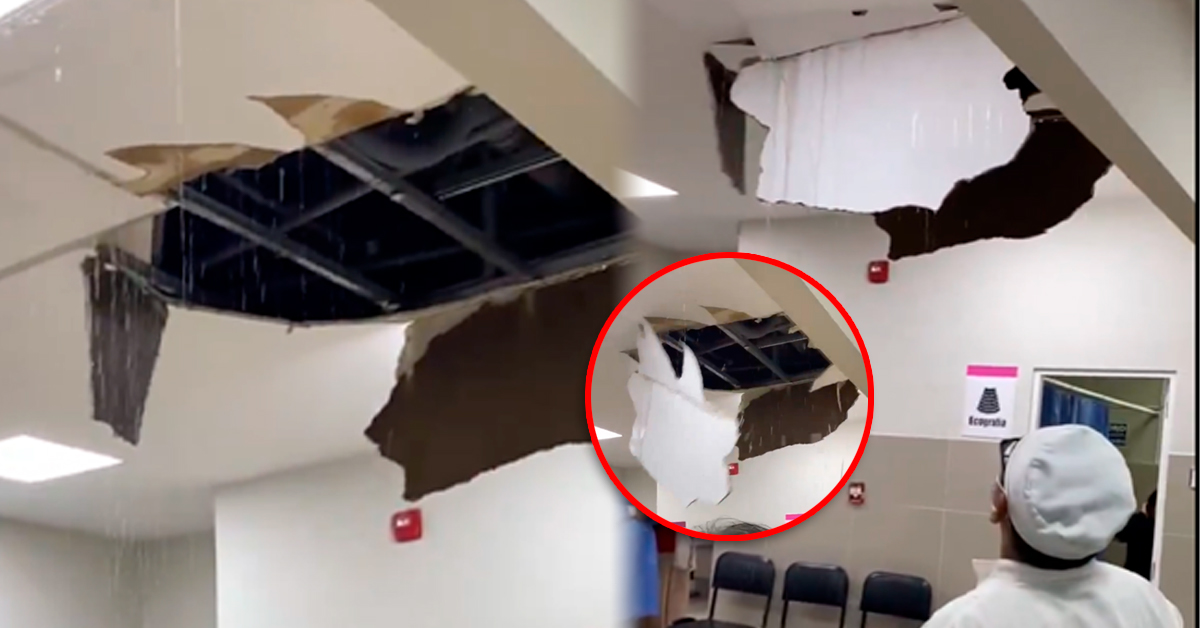 Chiclayo en emergencia: Techo de hospital COLAPSA por intensas lluvias e inundaciones