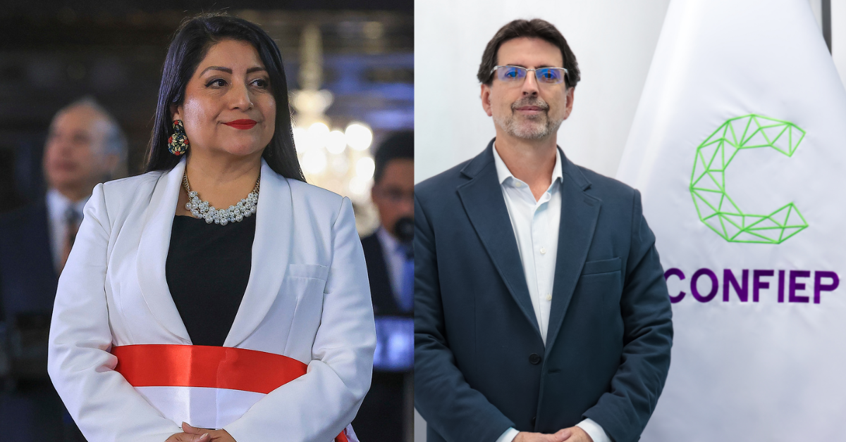 Presidente de Confiep sobre premier Denisse Miralles: "Nos da tranquilidad por su manejo económico"