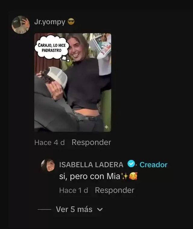 Isabella Ladera responde a quienes llaman "padrastro" a Hugo Garc�a