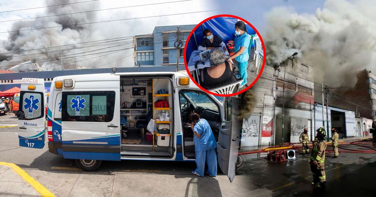EsSalud reprogramará consultas y cirugías en el Hospital Almenara por incendio cercano en La Victoria