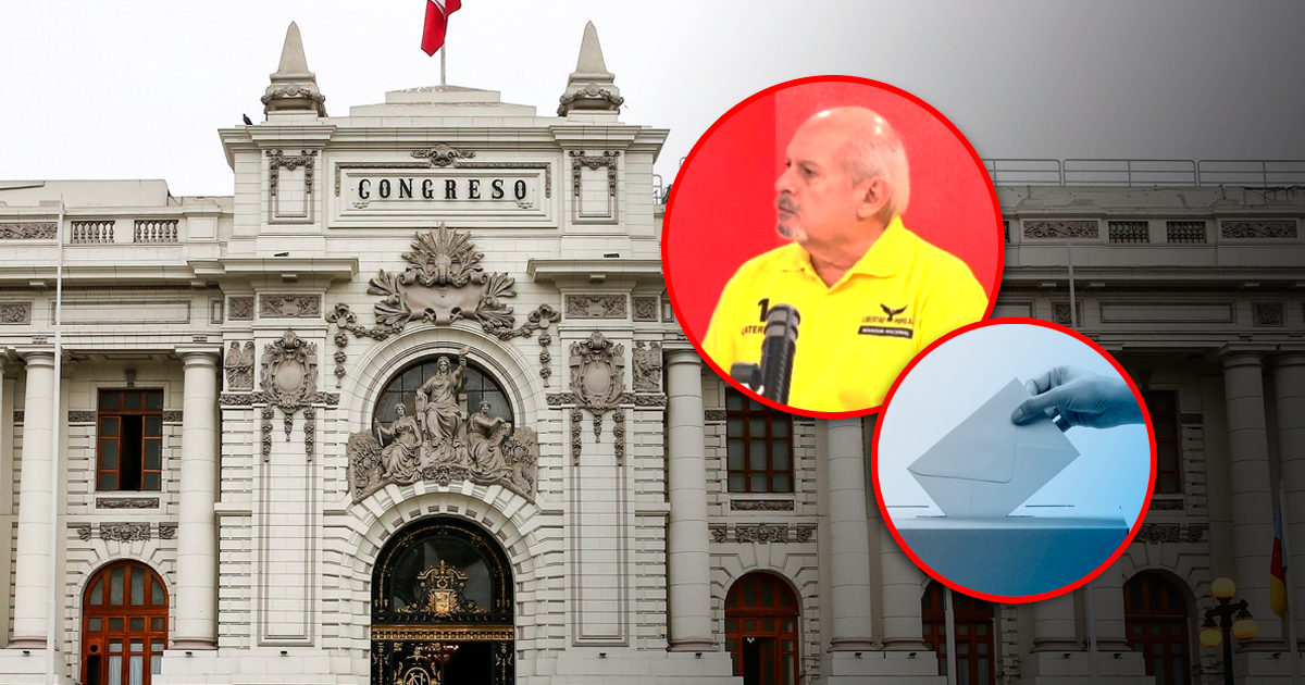Libertad Popular propone eliminar la vacancia y renovar el Parlamento por mitades, según Pedro Cateriano