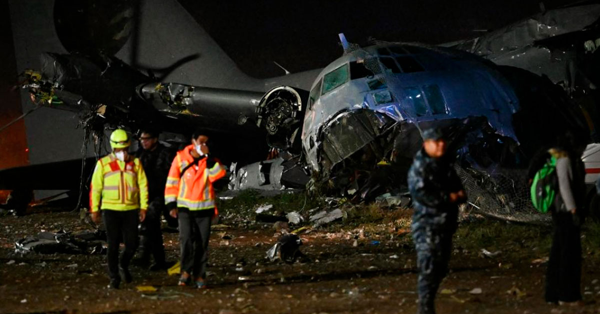 Tragedia aérea: Reportan varios fallecidos y más de 20 heridos tras accidente de avión militar