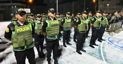 PNP desarticula 19 bandas criminales y detiene m�s de 150 delincuentes.