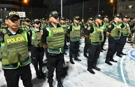 PNP desarticula 19 bandas criminales y detiene m�s de 150 delincuentes.