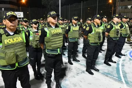 PNP desarticula 19 bandas criminales y detiene m�s de 150 delincuentes.