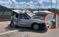 Tragedia en viaducto: Hombre pierde la vida tras detener su auto en plena v�a y ser arrollado por una camioneta