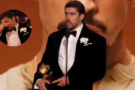 Bad Bunny gana '�lbum del A�o' en los Grammy 2026.