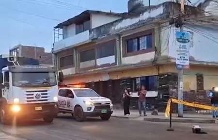 Reciclador fallece tras ser arrollado por cami�n de basura en el Callao.