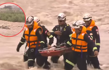 Puente Piedra: Hallan cad�ver en r�o Chill�n en medio de aumento de caudal.