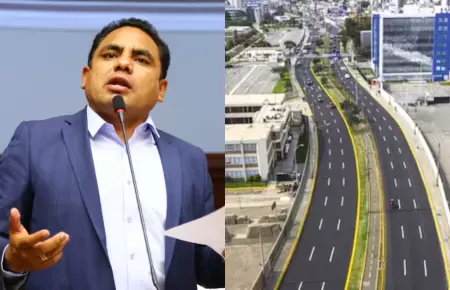 Aaron Espinoza se�ala que Fiscal�a debe investigar licitaci�n de obra V�a Expres
