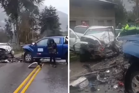 Un fallecido y dos heridos tras choque frontal en Jun�n