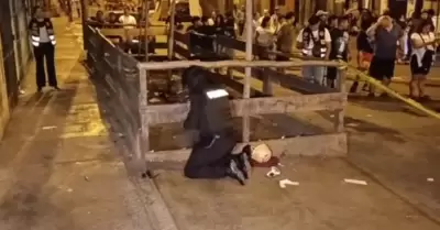 PNP detiene a sujetos tras detonar artefacto explosivo