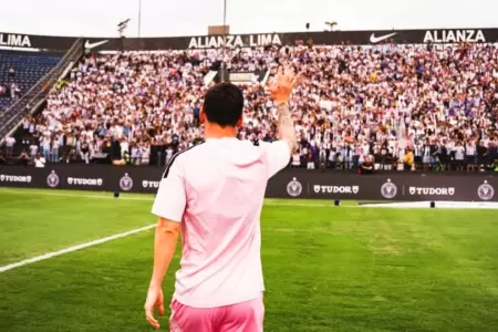 Lionel Messi se rinde ante Matute