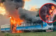 �En pleno viaje! Tren se incendia con m�s de 120 pasajeros: Esto se sabe
