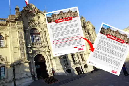 Despacho Presidencial retrocede en evaluar acciones legales por reportaje.