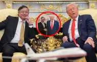 Donald Trump y Gustavo Petro estrechan machos tras reuni�n bilateral en la Casa Blanca