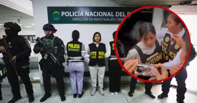 Pareja de alias 'Jhonsson Pulpo' fue trasladada a Trujillo