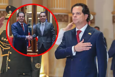 Bernie Navarro lleg� a Palacio para la entrega de sus credenciales.