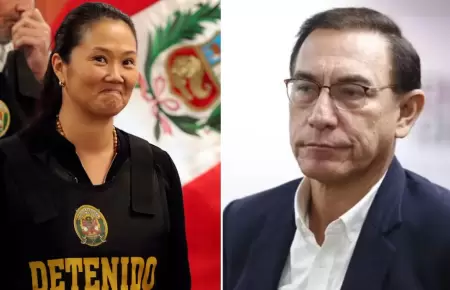 Mart�n Vizcarra sinti� pena por Keiko Fujimori.