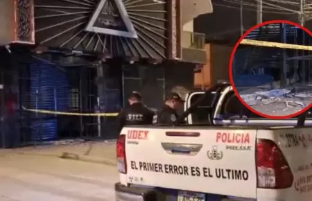 Detonan explosivo en local vinculado a To�o Centella.