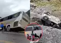 Accidente mortal en Pasco: Choque entre bus y camioneta deja cuatro fallecidos en carretera
