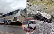 Accidente mortal en Pasco: Choque entre bus y camioneta deja cuatro fallecidos en carretera
