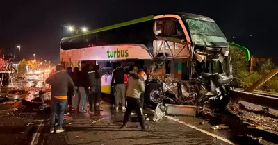 Accidente en Chile deja m�s de 40 heridos.