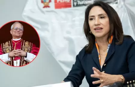Ministra de Comercio Exterior se pronuncia por llegada del papa Le�n XIV.