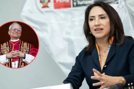 Ministra de Comercio Exterior se pronuncia por llegada del papa Le�n XIV.