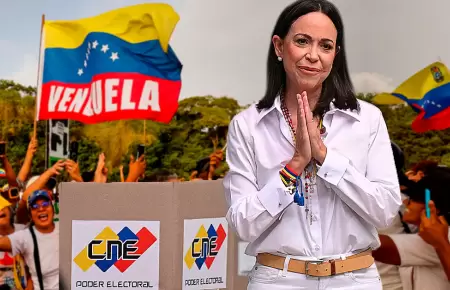 Mar�a Corina sobre eventual elecci�n presidencial en Venezuela.