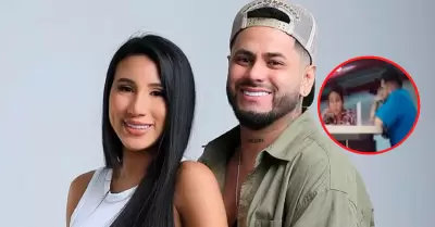 Samahara Lobat�n y Bryan Torres juntos en cl�nica.