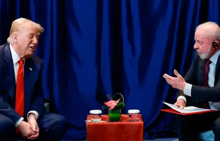 Donald Trump y Lula da Silva.