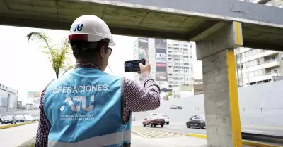 ATU inici� inspecci�n en la v�a exclusiva del Metropolitano.