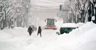 Tormenta de nieve en Jap�n.