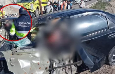 Cuatro heridos tras choque m�ltiple en Arequipa