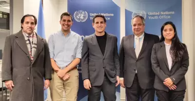 Juan Diego Fl�rez, presidente de Sinfon�a por el Per�, ante la ONU