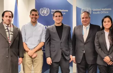 Juan Diego Fl�rez, presidente de Sinfon�a por el Per�, ante la ONU