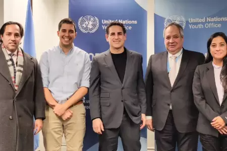 Juan Diego Fl�rez, presidente de Sinfon�a por el Per�, ante la ONU