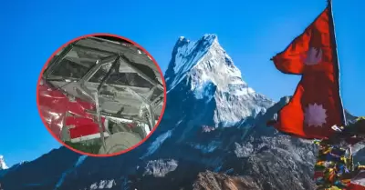 Accidente de bus deja 13 muertos en Nepal.