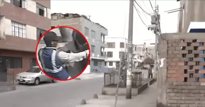 Sujeto dispara al menos tres veces contra conductor y huye a bordo de motociclet