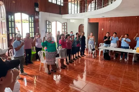 Candidata visti� la Amazon�a peruana.