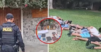 25 personas intervenidas en bunker en La Molina