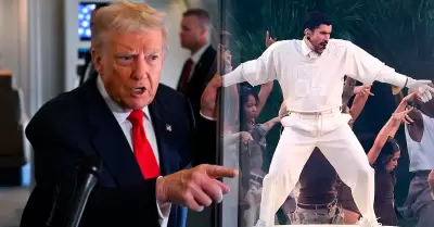 El presidente norteamericano lanz� fuerte mensaje contra el artista latino.