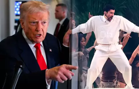 El presidente norteamericano lanz� fuerte mensaje contra el artista latino.