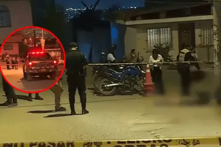 Hombre fue maniatado, golpeado y asesinado a balazos en San Juan de Miraflores