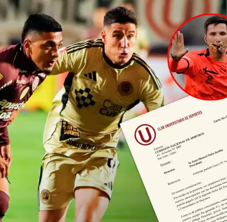 Universitario envi� un oficio solicitando formalmente los audios del VAR.