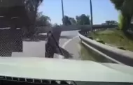 Delincuente termina violentamente atropellado tras intentar robarle el veh�culo a un conductor