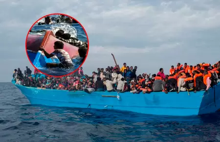 M�s de 50 migrantes naufragaron en la ruta Mediterr�nea central.